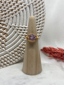 3. Amethyst Wrapped Ring - Le'div Collections